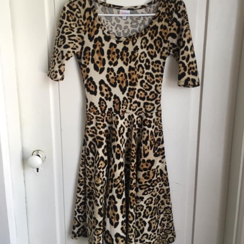 LulaRoe cheetah dress